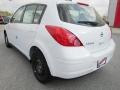 2011 Fresh Powder White Nissan Versa 1.8 S Hatchback  photo #3