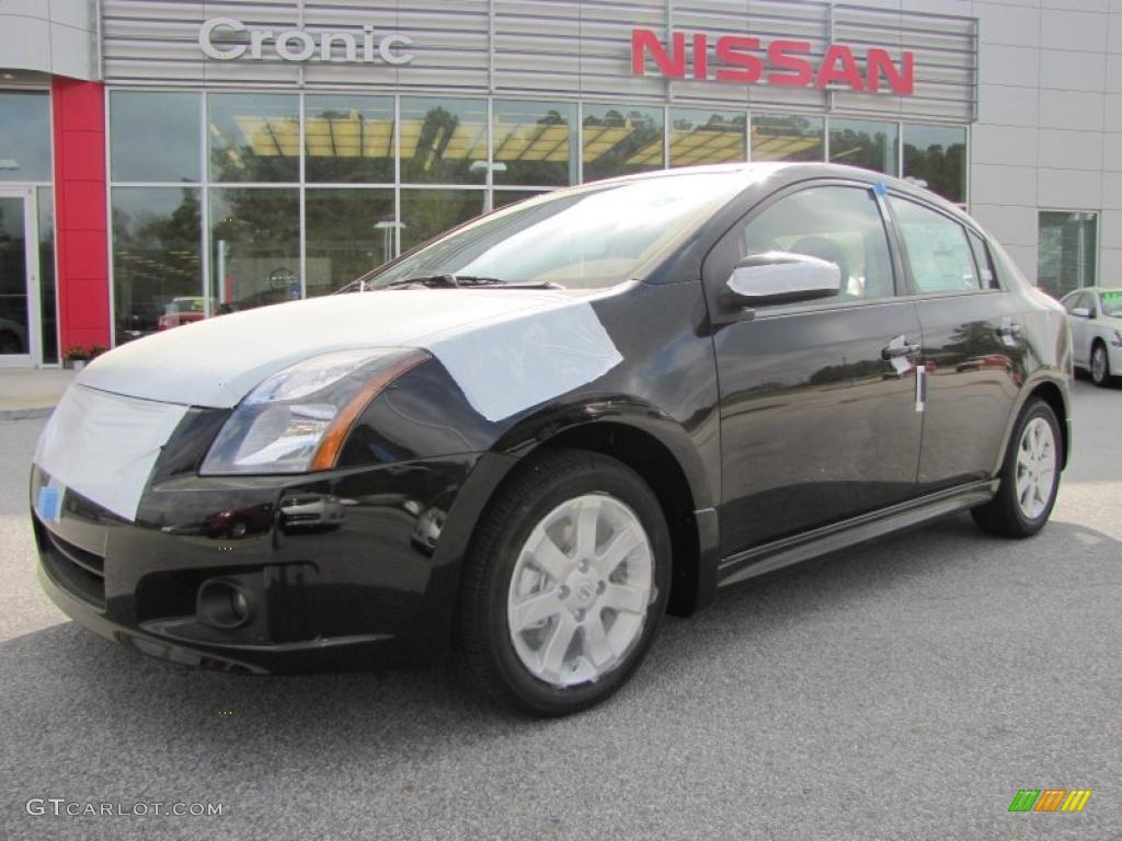 2011 Sentra 2.0 SR - Super Black / Charcoal photo #1