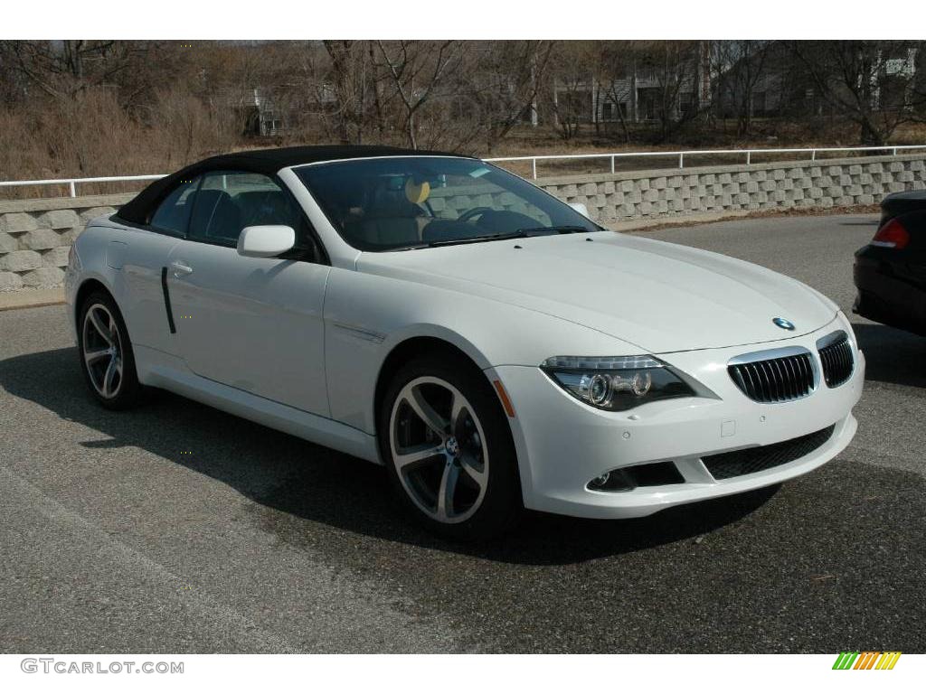 Alpine White BMW 6 Series