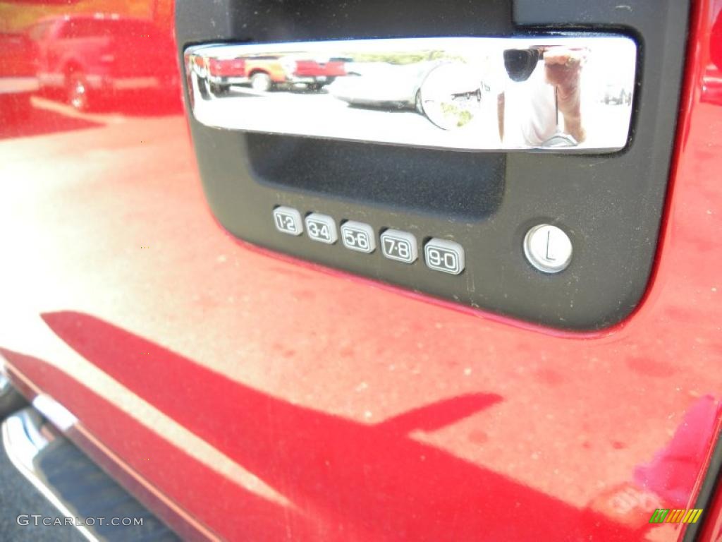 2010 F150 XLT SuperCab - Red Candy Metallic / Medium Stone photo #3