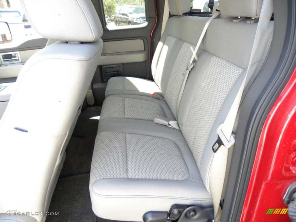 2010 F150 XLT SuperCab - Red Candy Metallic / Medium Stone photo #7