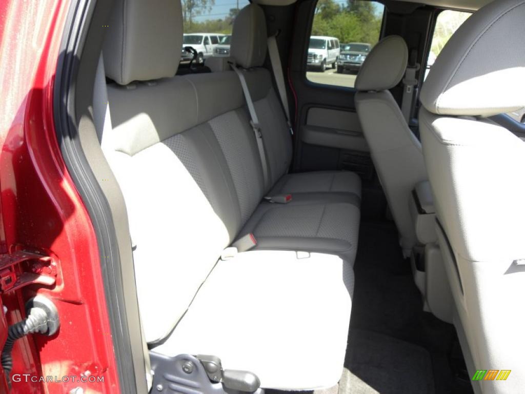 2010 F150 XLT SuperCab - Red Candy Metallic / Medium Stone photo #9