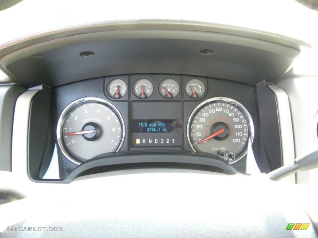 2010 F150 XLT SuperCab - Red Candy Metallic / Medium Stone photo #21
