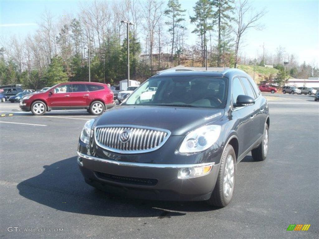 2011 Enclave CXL AWD - Carbon Black Metallic / Ebony/Ebony photo #3