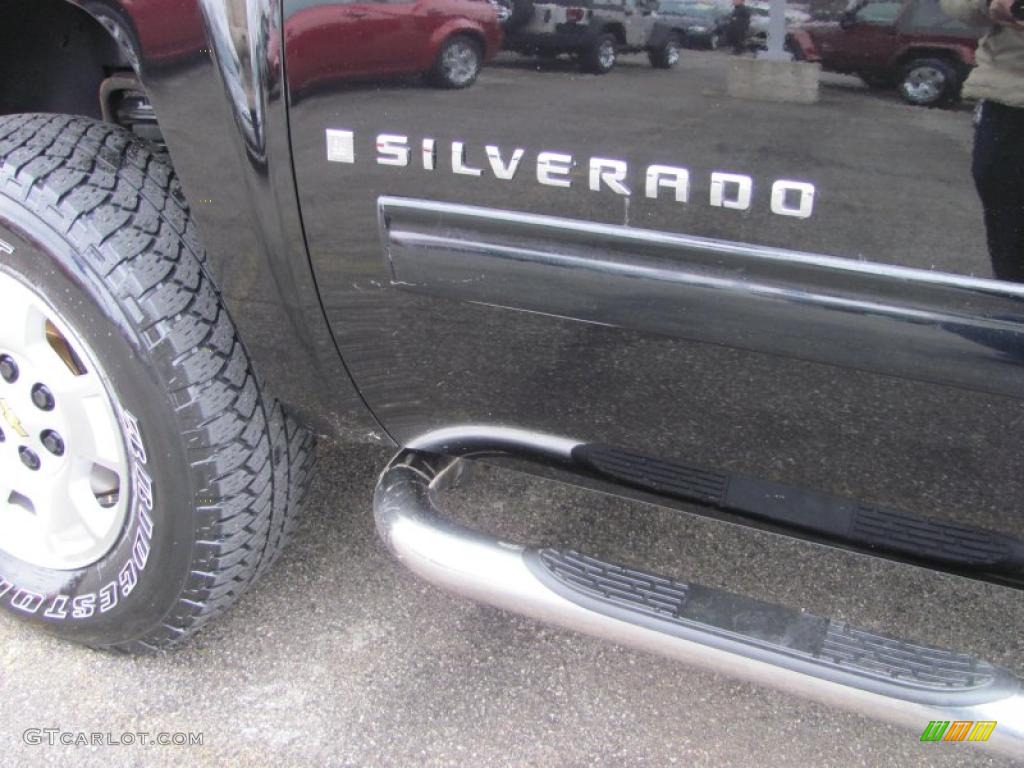 2009 Silverado 1500 LT Extended Cab 4x4 - Black / Ebony photo #12