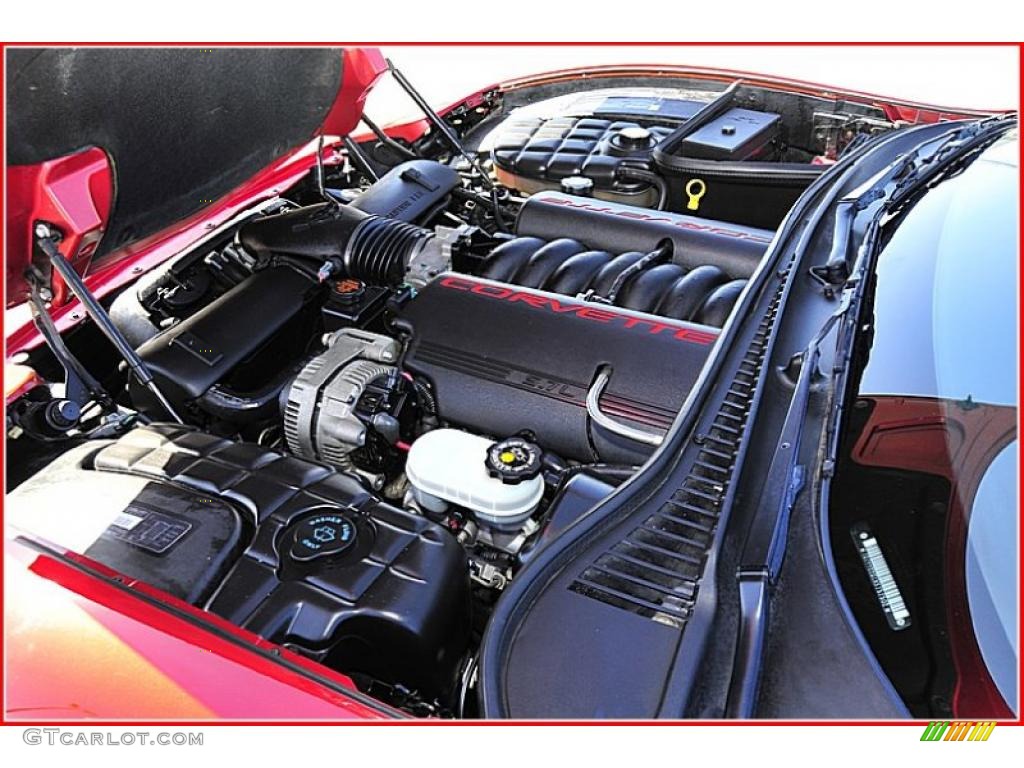 1999 Corvette Coupe - Magnetic Red Metallic / Black photo #14