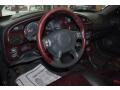 2002 Pontiac Grand Prix Ruby Red Interior Steering Wheel Photo