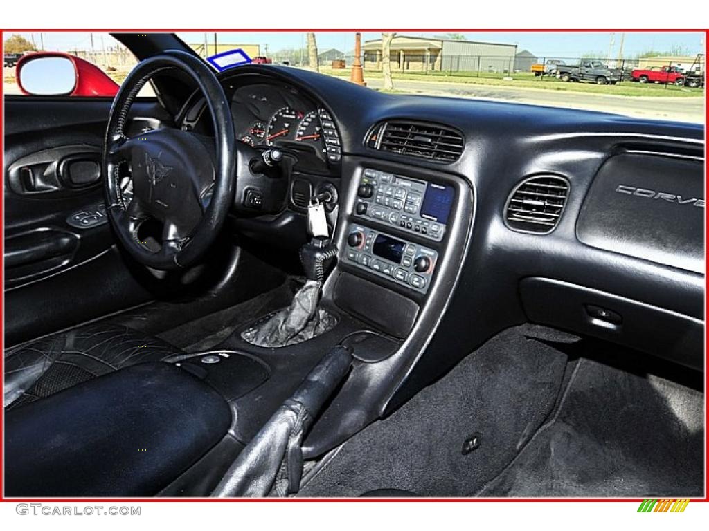 1999 Chevrolet Corvette Coupe Black Dashboard Photo #47090609