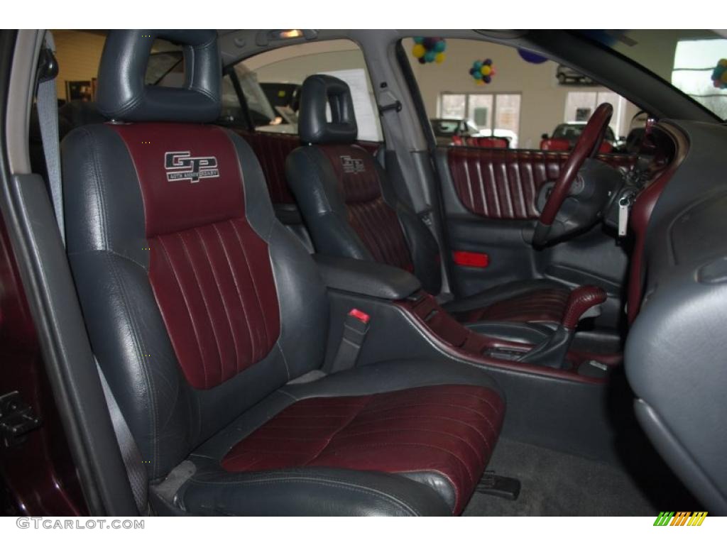 Ruby Red Interior 2002 Pontiac Grand Prix GT Sedan Photo #47090675