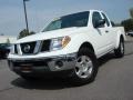 Avalanche White 2008 Nissan Frontier SE V6 King Cab
