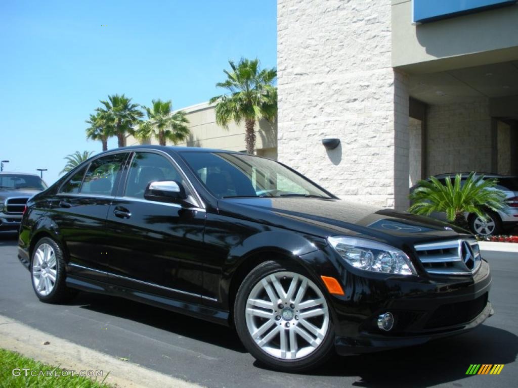 Black 2009 Mercedes-Benz C 300 Sport Exterior Photo #47091044