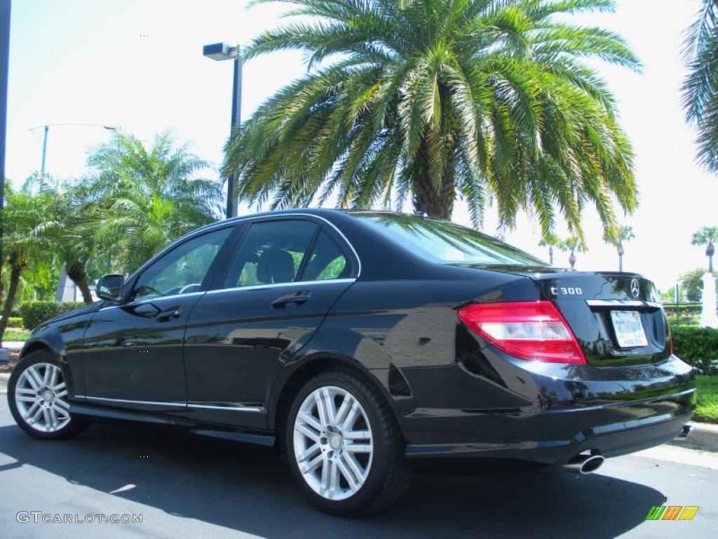 Black 2009 Mercedes-Benz C 300 Sport Exterior Photo #47091104