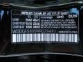 040: Black 2009 Mercedes-Benz C 300 Sport Color Code