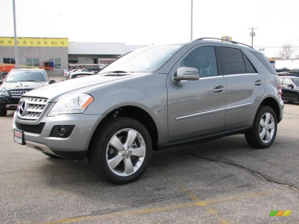 2011 ML 350 4Matic - Palladium Silver Metallic / Black photo #1