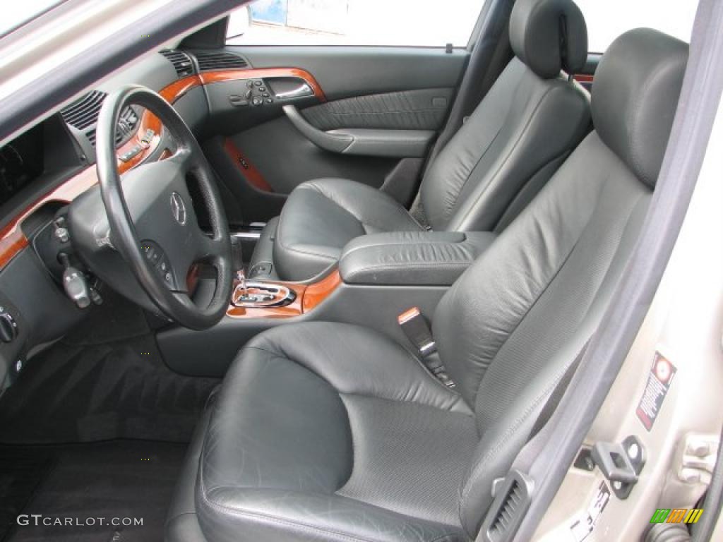 Charcoal Interior 2005 Mercedes-Benz S 430 4Matic Sedan Photo #47091902