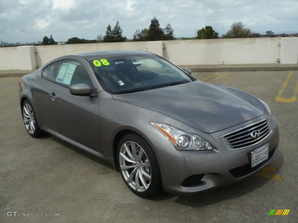 Platinum Graphite Gray 2008 Infiniti G 37 S Sport Coupe Exterior Photo #47092160