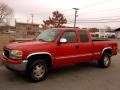 Fire Red 1999 GMC Sierra 1500 SLE Extended Cab 4x4