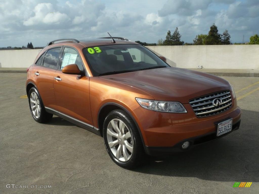 Liquid Copper Metallic Infiniti FX