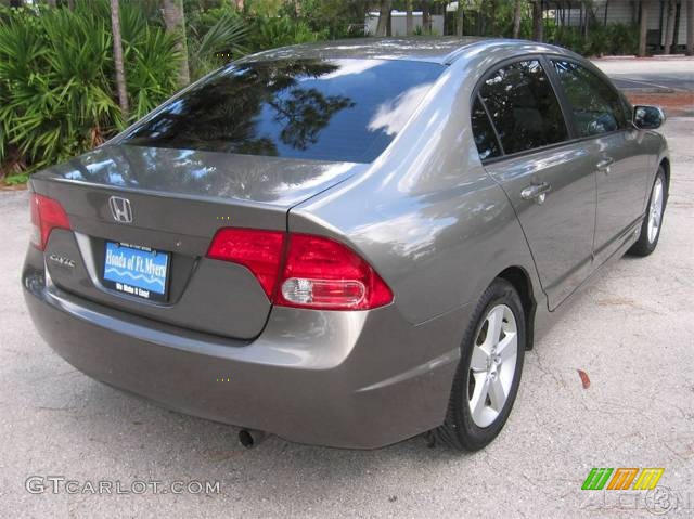 2006 Civic EX Sedan - Galaxy Gray Metallic / Gray photo #22