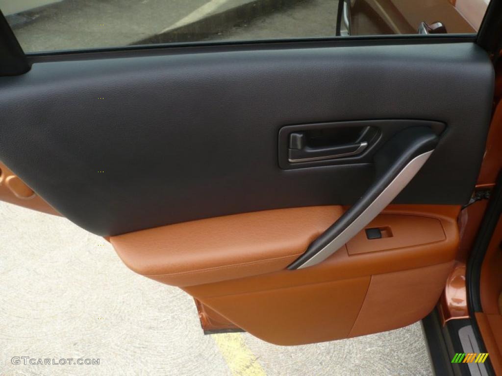 2003 Infiniti FX 35 AWD Brick/Black Door Panel Photo #47092724