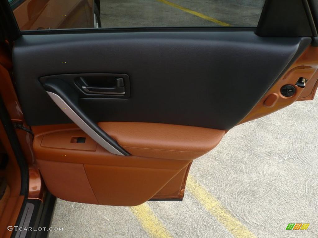 2003 Infiniti FX 35 AWD Brick/Black Door Panel Photo #47092766