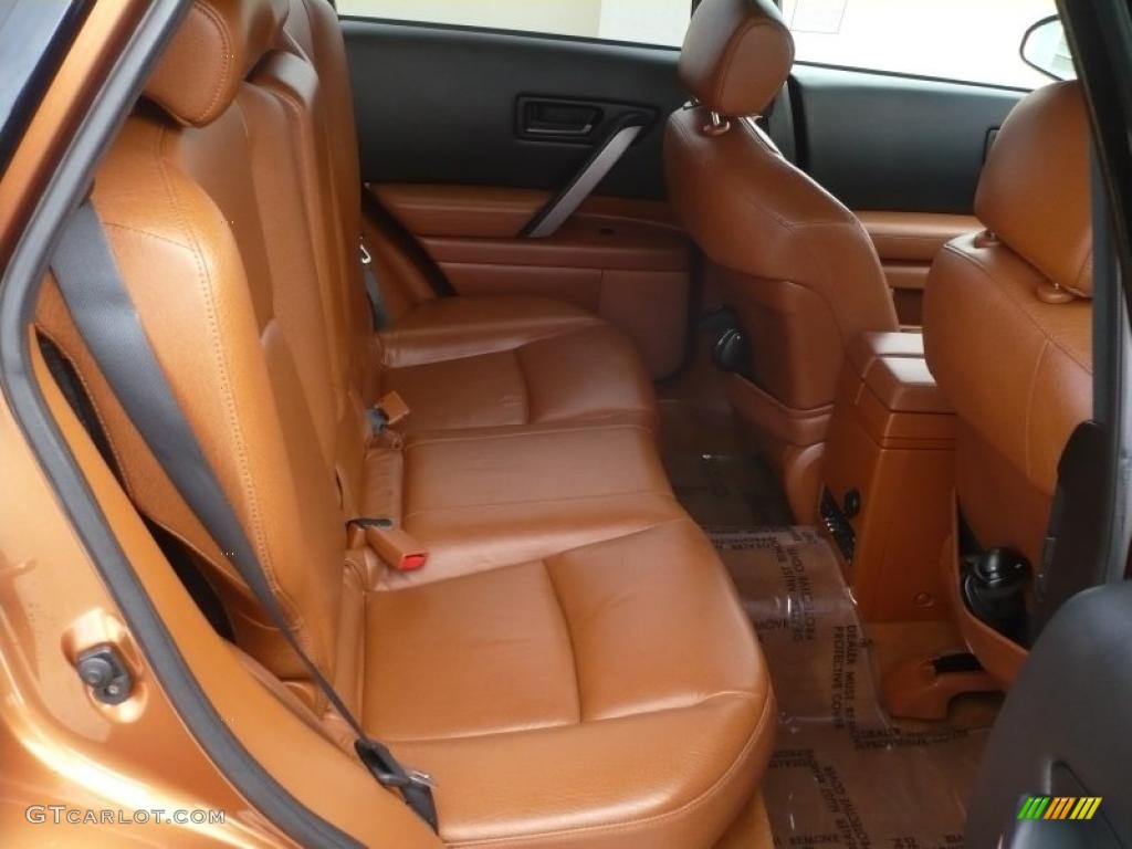 Brick/Black Interior 2003 Infiniti FX 35 AWD Photo #47092781
