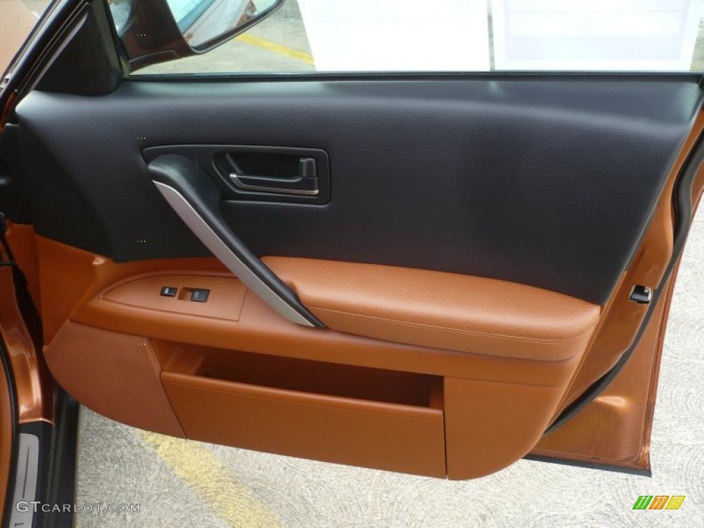 2003 Infiniti FX 35 AWD Brick/Black Door Panel Photo #47092820