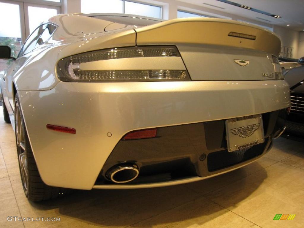 2011 V8 Vantage S Roadster - Lightning Silver / Obsidian Black photo #9