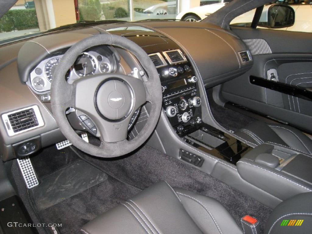 2011 V8 Vantage S Roadster - Lightning Silver / Obsidian Black photo #10