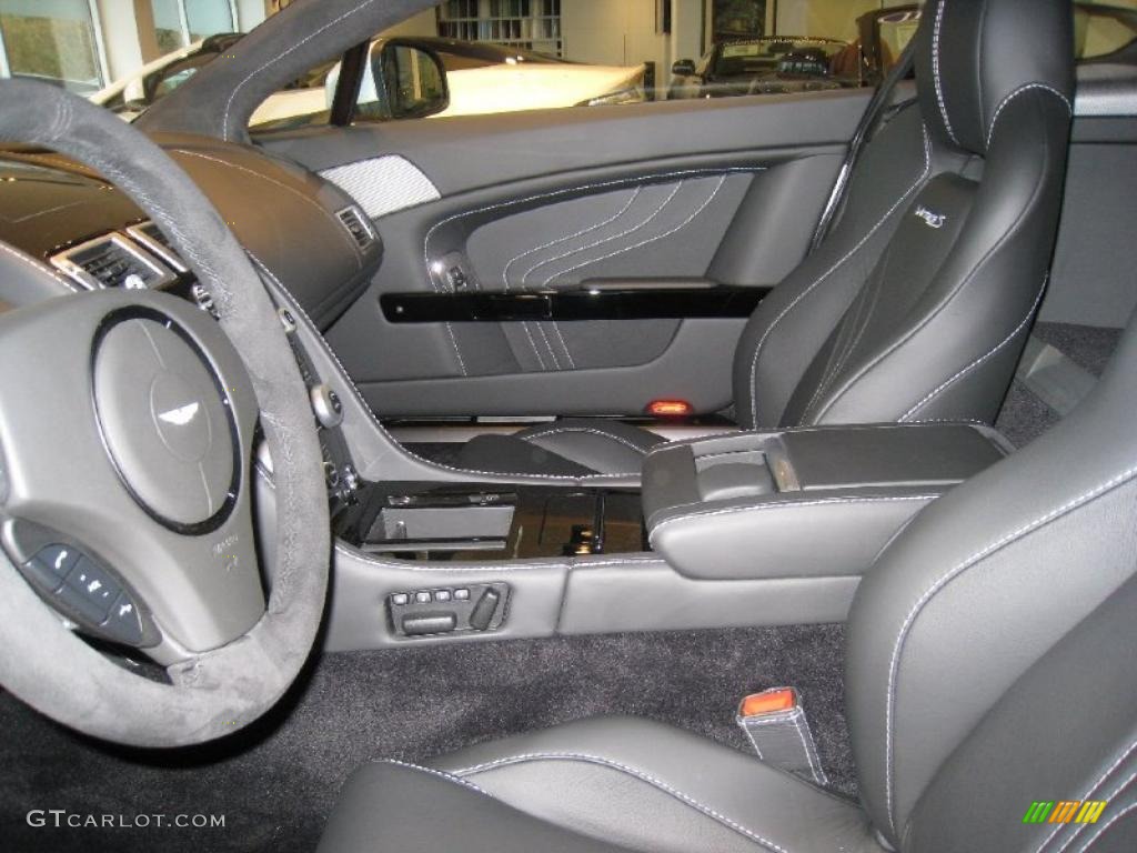 2011 V8 Vantage S Roadster - Lightning Silver / Obsidian Black photo #11