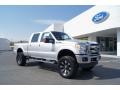 2011 Ingot Silver Metallic Ford F250 Super Duty Lariat Crew Cab 4x4  photo #1