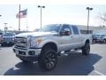 2011 Ingot Silver Metallic Ford F250 Super Duty Lariat Crew Cab 4x4  photo #6