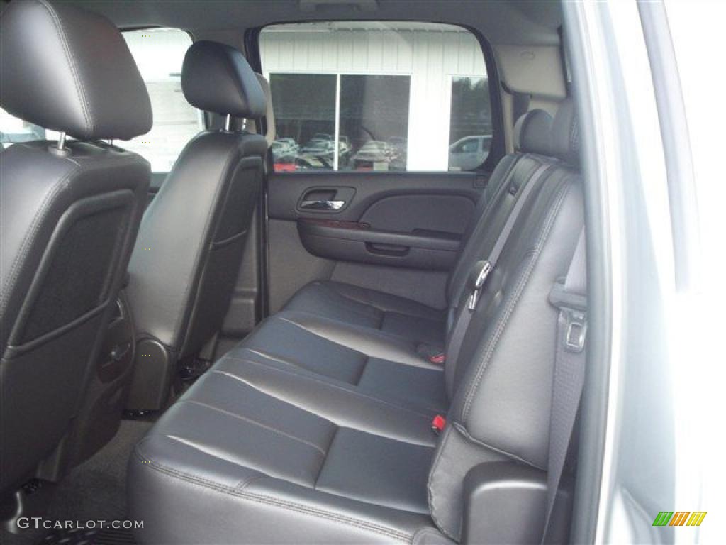 Ebony Interior 2011 GMC Sierra 2500HD SLT Crew Cab 4x4 Photo #47093564