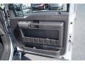 2011 Ford F250 Super Duty Black Two Tone Leather Interior Door Panel Photo