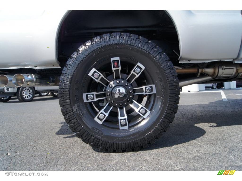 2011 Ford F250 Super Duty Lariat Crew Cab 4x4 Custom Wheels Photo #47093720