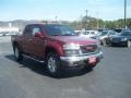 2011 Merlot Jewel Red Metallic GMC Canyon SLE Crew Cab 4x4  photo #4