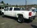 2011 Summit White GMC Sierra 3500HD SLT Crew Cab 4x4 Dually  photo #4