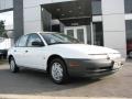 1999 White Saturn S Series SL Sedan  photo #1