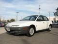 1999 White Saturn S Series SL Sedan  photo #3