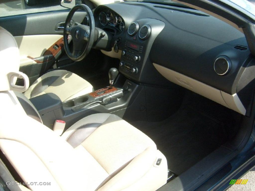 2006 G6 GTP Coupe - Stealth Gray Metallic / Light Taupe photo #16