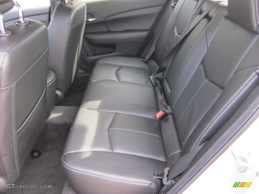 Black Interior 2011 Chrysler 200 Limited Photo #47096456