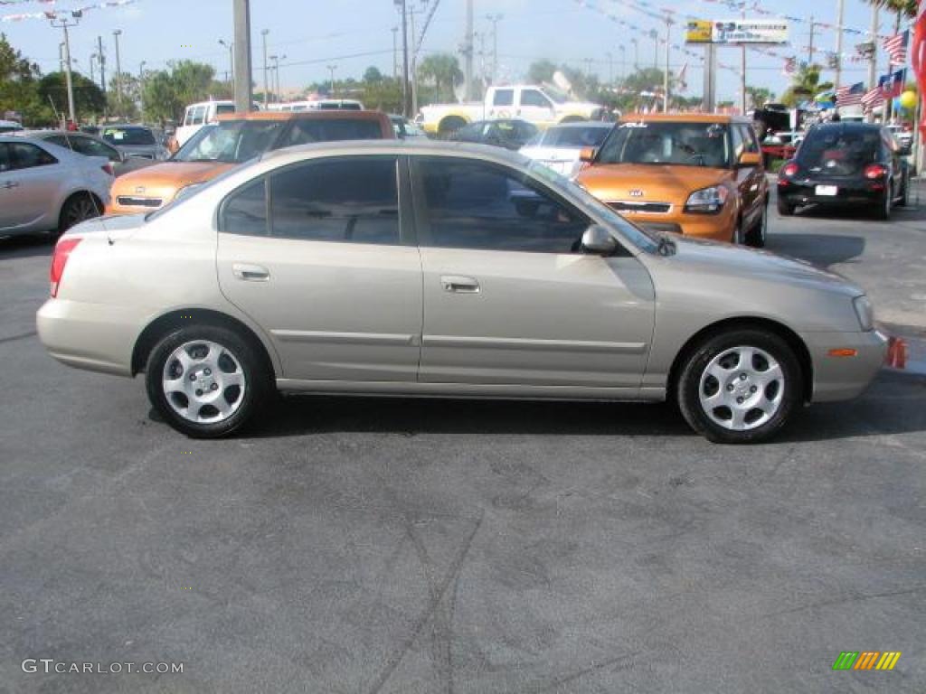 2001 Elantra GLS - Champagne / Beige photo #12