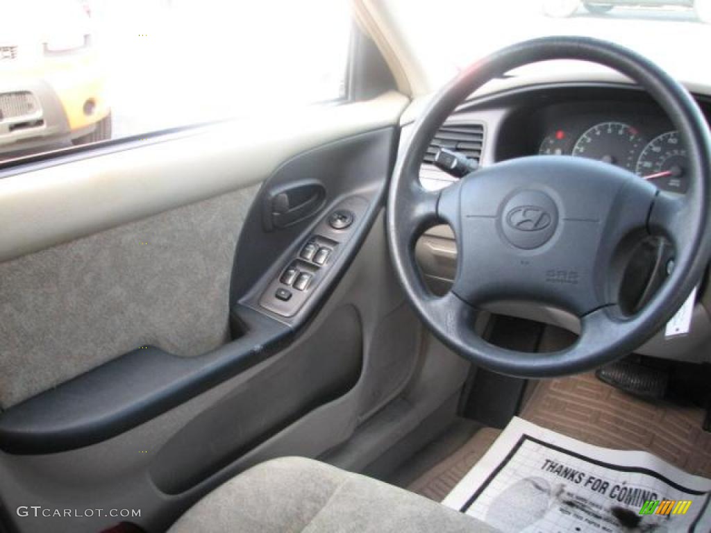 2001 Elantra GLS - Champagne / Beige photo #18