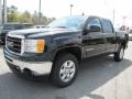 Front 3/4 View of 2011 Sierra 1500 SLT Crew Cab