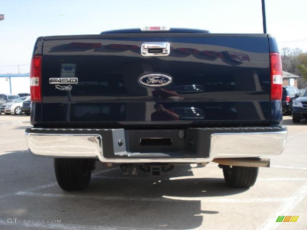 2004 F150 XLT SuperCrew - True Blue Metallic / Dark Flint photo #4