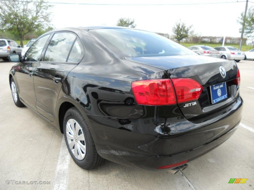 2011 Jetta S Sedan - Black / Titan Black photo #5