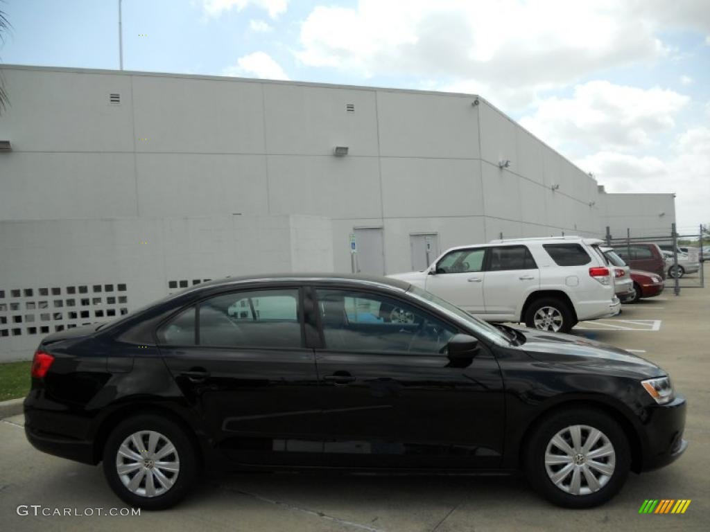 2011 Jetta S Sedan - Black / Titan Black photo #8