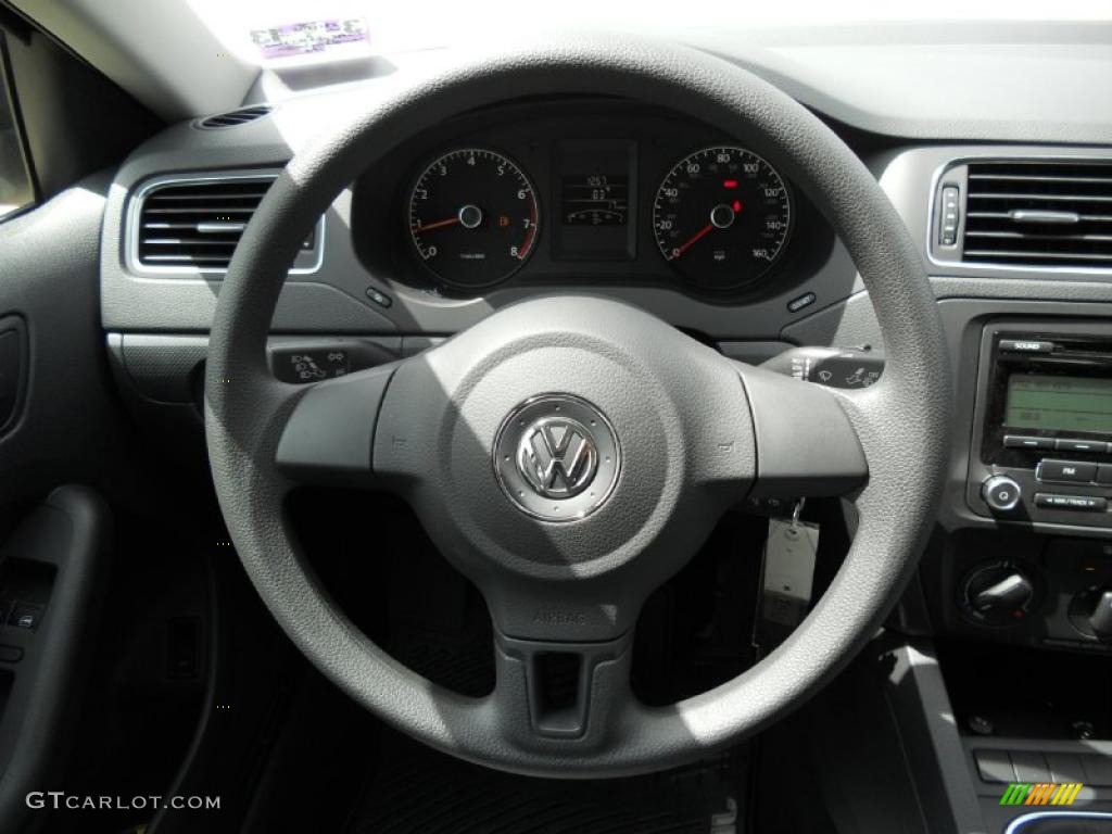 2011 Jetta S Sedan - Black / Titan Black photo #16