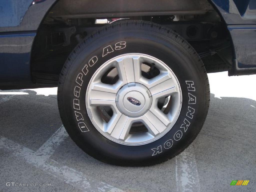 2004 F150 XLT SuperCrew - True Blue Metallic / Dark Flint photo #27