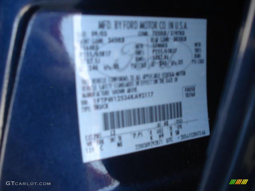 2004 F150 XLT SuperCrew - True Blue Metallic / Dark Flint photo #35